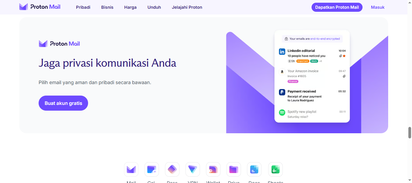 Seberapa Keren Proton Mail? Email Terbaik Alternatif Gmail